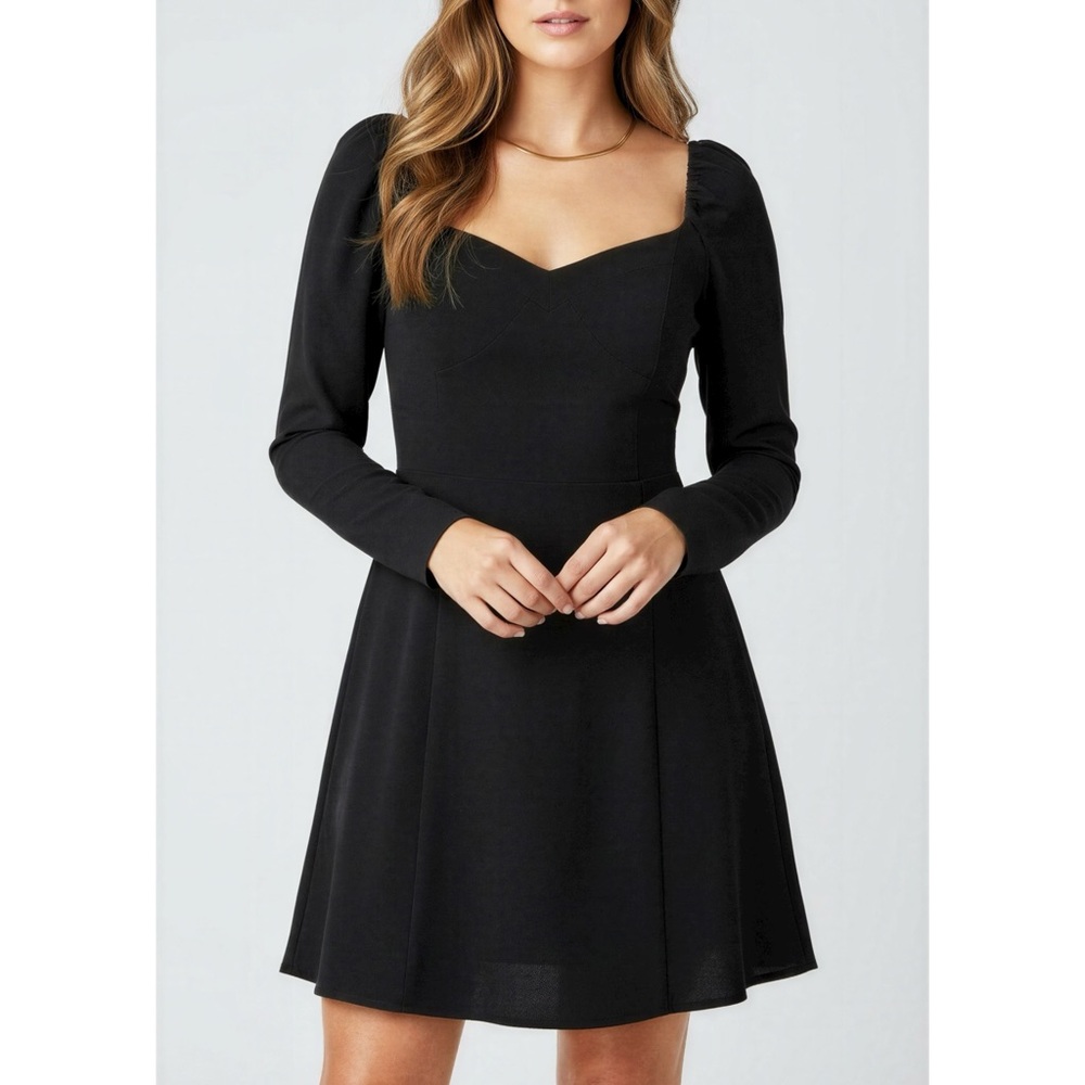 HILL HOUSE Felicity Mini Dress, Black, Small
